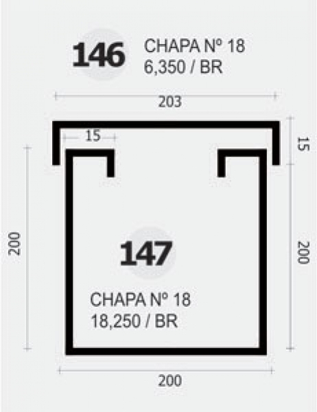 Perfil 146 e 147