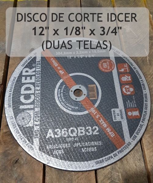 Disco de Corte Icder - 12