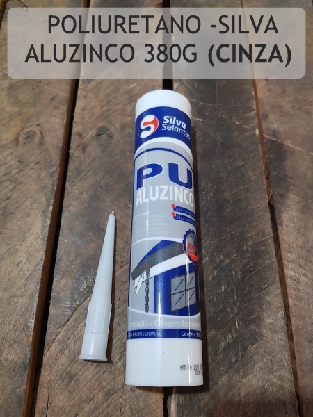 Poliuretano Silva Aluzinco Cinza (380g)