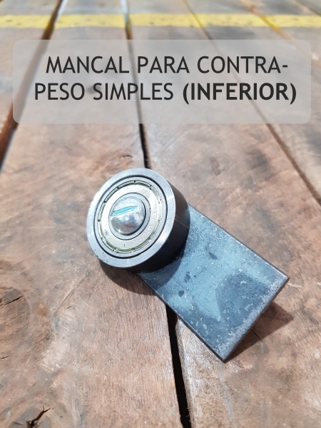 Mancal para Contra-Peso Simples (Inferior)